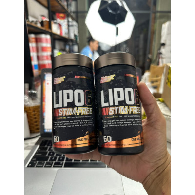 [Chính hãng] Nutrex Lipo 6 Black Stim Free (60 Viên), Hỗ Trợ Đốt Mỡ Giảm Cân, Không Chứa Caffeine
