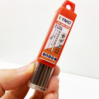 MŨI KHOAN INOX KYNKO HSS-M2-035 đường kính phi 3.5mm