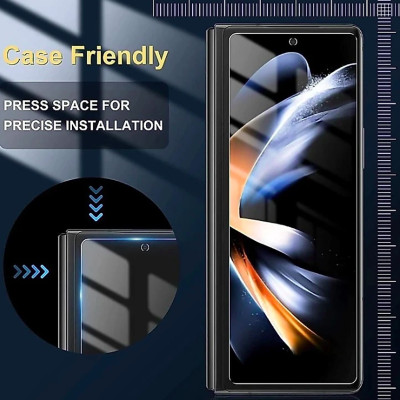 Miếng dán kính cường lực màn hình trước cho Samsung Galaxy Z Fold 7 , Z Fold 6 full 9D hiệu Kuzoom - Hàng nhập khẩu