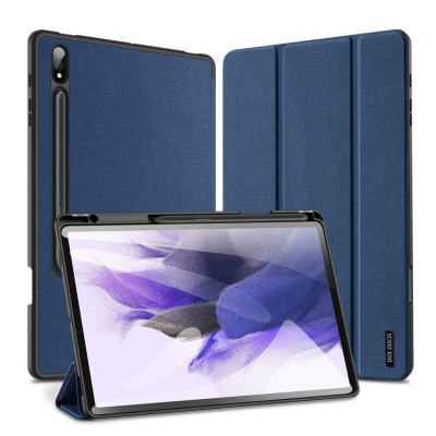 Bao da chống sốc cho Samsung Galaxy Tab S10+ Plus chính hãng Dux Ducis Domo có khay đựng bút - Hàng chính hãng