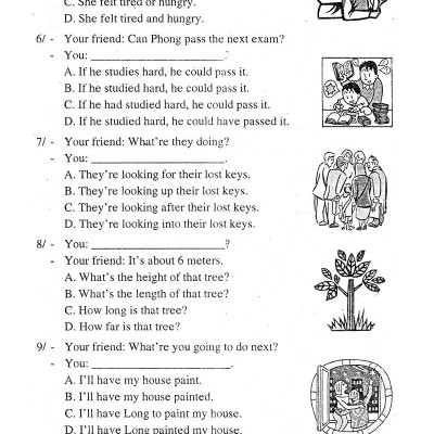 Bài Tập Trắc Nghiệm Tiếng Anh Lớp 8