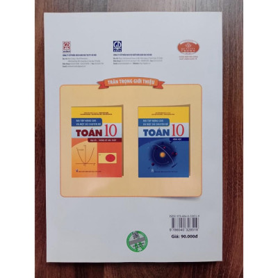Sách - Combo Bài tập nâng cao và một số chuyên đề toán 10 ( Hình Học + Đại số - thông kê xắc suất )