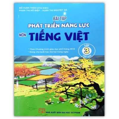 Sách - Combo Bài tập phát triển năng lực môn Tiếng Việt 3 - Tập 1 + 2 (Kết Nối)