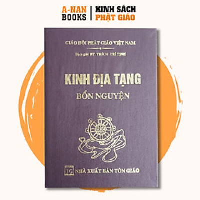 Sách - Kinh Địa Tạng Bồ Tát Bổn Nguyện Trọn Bộ ( Bìa Da ) - Anan Books