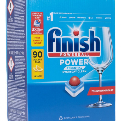 Viên Rửa Chén Bát Finish Power Essential - Viên 6 chức năng làm sạch -Tiết kiệm-Hàng chính hãng 