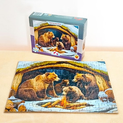 Tranh xếp hình Tia Sáng Sưởi ấm mùa đông ( 108 mảnh)