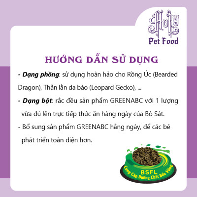 Thức ăn BÒ SÁT Bổ sung dinh dưỡng - Giàu Protein, Canxi, Lipid - hộp 200g