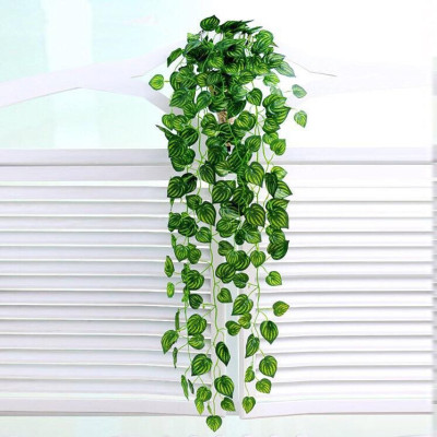 Dây leo dưa hấu giả PVC - dài 85cm - không kèm giỏ - Cây giả, hoa lụa Decor trang trí nhà cửa