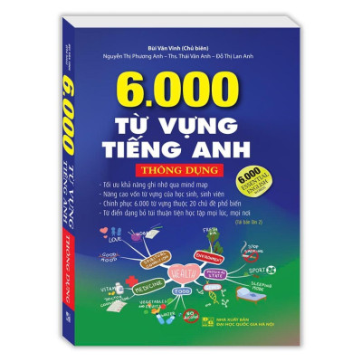 Sách - 6000 Từ Vựng Tiếng Anh Thông Dụng - Bìa Mềm - Minh Thắng