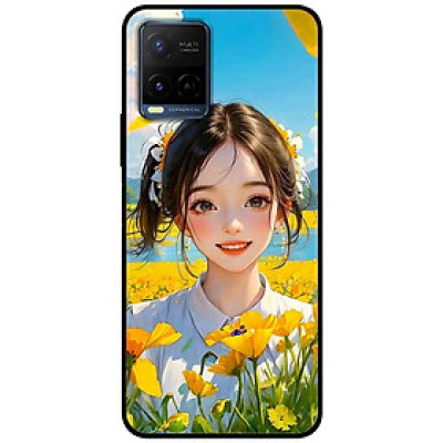 Ốp lưng cho Vivo Y12s - Y20 - Y20s - Y21 - Y21s - Y33 - Y33T - Cánh Đồng Hoa Vàng - Hàng Chính Hãng