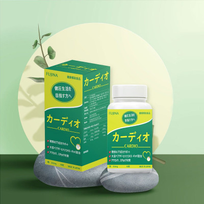 Viên Uống Hỗ Trợ Ổn Định Huyết Áp Cardio Fujina 80 Viên Nhật Bản, Giảm Nguy Cơ Cao Huyết Áp