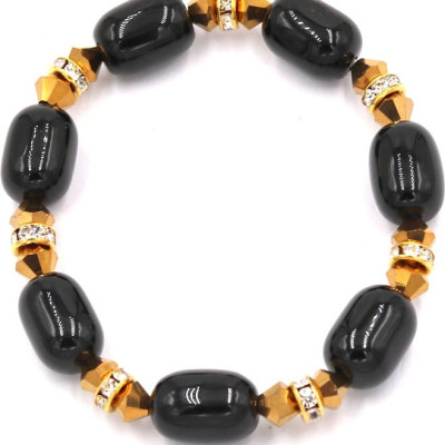 Chuỗi tay đá thạch anh đen FSEV10