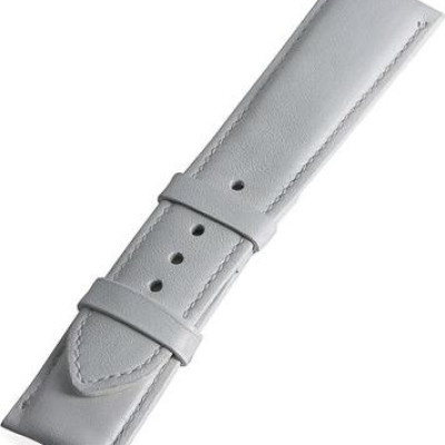 Dây đồng hồ nam nữ Huy Hoàng da bò size lớn màu trắng HT8133