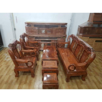 Bàn ghế minh quốc đào gỗ xoan