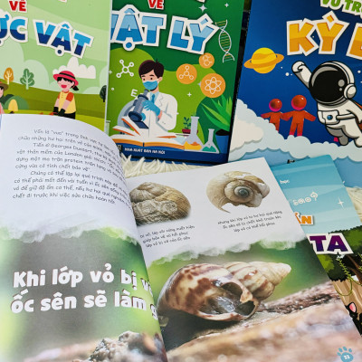 Sách- Combo 5 cuốn Sách 10 Vạn Câu Hỏi Vì Sao - Tủ sách Em yêu Khoa học (Phiên bản mới nhất)