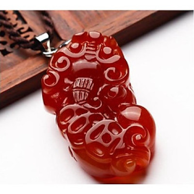 Tỳ hưu mã não đỏ