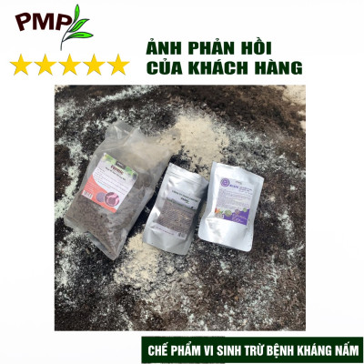 Combo chế phẩm vi sinh trừ bệnh, trừ sâu PMP cho rau sạch, hoa, cây cảnh (Biomic & Killpa)