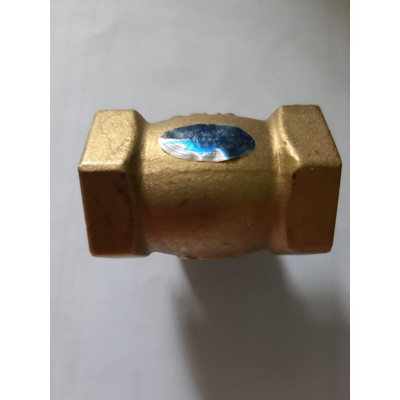 VAN NƯỚC 1 CHIỀU LÁ LẬT ĐỒNG THAU REN 27mm ĐÀI LOAN