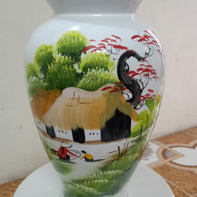 Lọ hoa gốm sứ Bát Tràng 