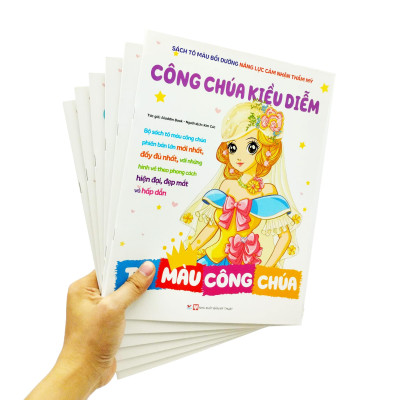 Bộ Sách Tô Màu Bồi Dưỡng Năng Lực Cảm Nhận Thẩm Mỹ (Bộ 6 Cuốn) (Tái Bản 2023)