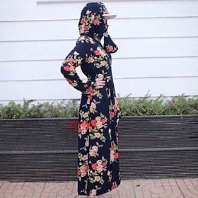 Váy áo chống nắng toàn thân 3 lớp vải lanh nhung Nhật chất xịn mềm êm nhẹ thoáng mát chùm kín chân