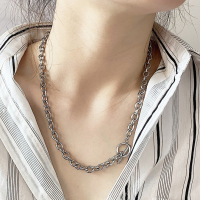 Vòng cổ dây chuyền khoá OT nam nữ đa phong cách