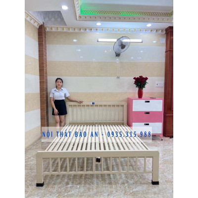 GIƯỜNG SẮT HỘP 4X8 - ĐA DẠNG KÍCH THƯỚC - BAO ĐẸP