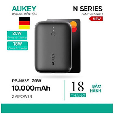 PIN DỰ PHÒNG AUKEY 10.000MAH PD 18W PB-N83S - HÀNG CHÍNH HÃNG