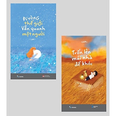 Sách - Combo: Đi Vòng Thế Giới Vẫn Quanh Một Người + Trốn Lên Mái Nhà Để Khóc - AZ Việt Nam