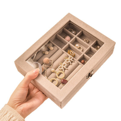 Phụ kiện thời trang  - Hộp đựng trang sức  to cao cấp kiểu mới  có khóa sang trọng , chống bụi , chống oxy hóa bảo vệ trang sức bền và đẹp