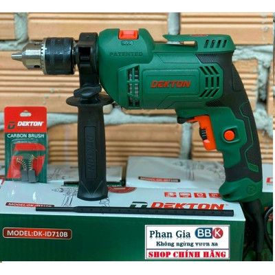 Máy khoan Dekton 710w - DKID710B-đầu 13mm-công suất cao.