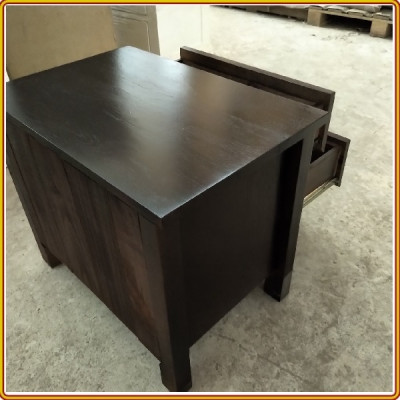 Tủ 2 Ngăn Kéo Juno Sofa ( Màu Nâu Gỗ Óc Chó + Trắng )