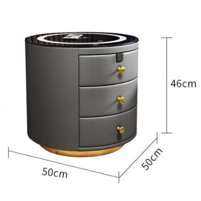 Tủ Đầu Giường Thông Minh Nhập Khẩu Juno Sofa HHP-TDG001 Cao Cấp