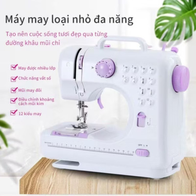 MÁY MAY MINI GIA ĐÌNH CÓ RẤT NHIỀU CHỨC NĂNG MAY THUẬN TIỆN CHO MỌI NHÀ 