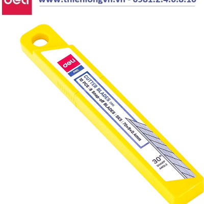 Lưỡi dao trổ 30 độ Deli 2015