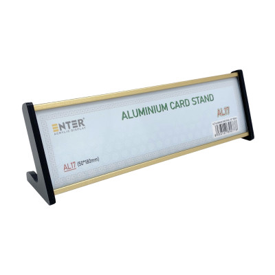 Kệ nhôm chức vụ 1 mặt Enter AL17 50x180mm
