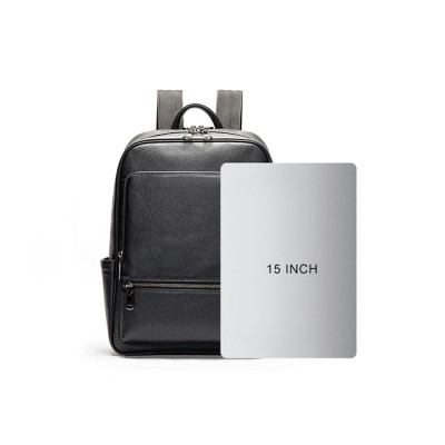 Balo nam da bò BAOHA LEATHER BHM2302 Ba lô laptop 15.6inch, thiết kế mới đa năng hơn