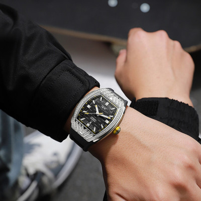 Đồng hồ nam chính hãng IW Carnival IW727G-3 ,kính sapphire,chống xước,chống nước 50m,Bh 24 tháng,máy cơ (automatic)