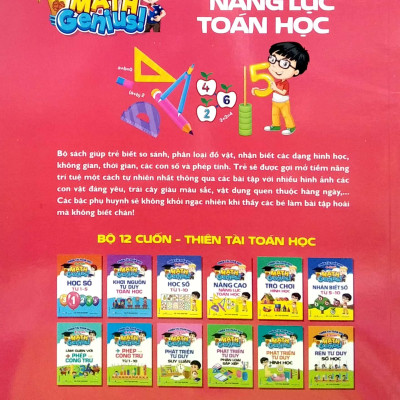 Thiên Tài Toán Học ( 4-5 Tuổi) - Nâng Cao Năng Lực Toán Học