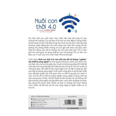 Sách - Nuôi Con 4.0 - Làm Thế Nào Để Trẻ Không Bị Nghiện Thiết Bị Công Nghệ - MCBooks