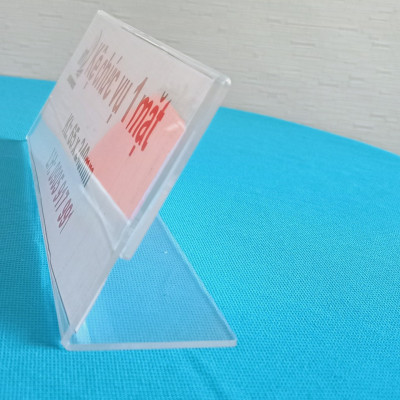 Kệ Mica chức vụ 1 mặt nhỏ - A01 (KT: 6.5 x 18cm)