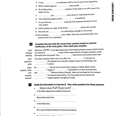 Market Leader ( 3 Ed.) Inter: Practice File With CD - Paperback