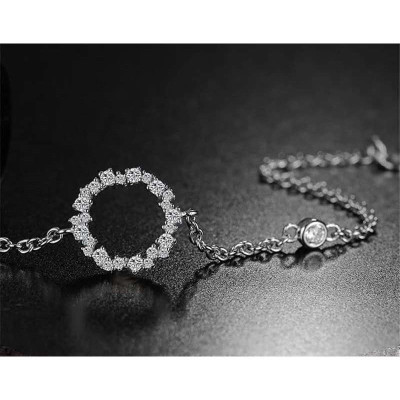 Lắc tay bạc Ý 925 Huệ Ngân - Huyền thoại biển xanh RYB140125