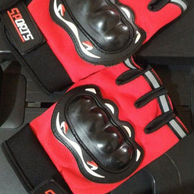 Găng tay/bao tay hở ngón đi phượt, tập Gym có gù bảo hộ