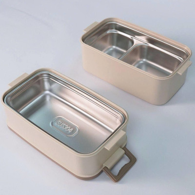 Hộp cơm 2 tầng inox 304 Kalpen dung tích 1900ml AR10 - Hàng chính hãng