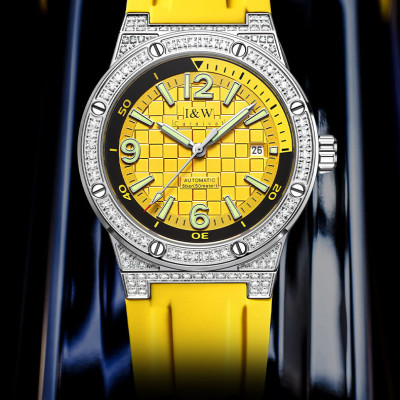 Đồng hồ nam chính hãng IW CARNIVAL IW661G-2 Kính sapphire ,chống xước,Chống nước ,Bảo hành 24 tháng,Máy cơ (Automatic),Dây cao su cao cấp,thiết kế thể thao