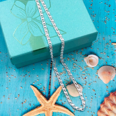 Dây Chuyền Trẻ Em Bằng Bạc Ta  Sợi Dây Mè Bạc Hiểu Minh DTE036