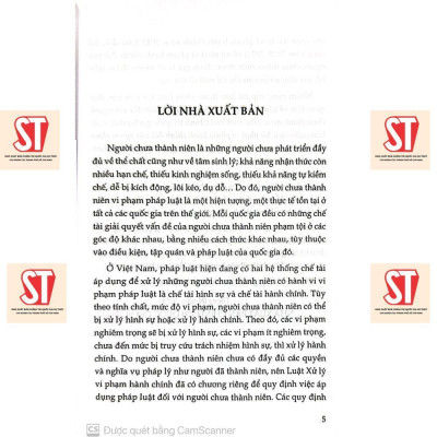 Sách - Xử Phạt Vi Phạm Hành Chính Đối Với Người Chưa Thành Niên - Thực Trạng Và Hướng Hoàn Thiện - NXB Chính Trị Quốc Gia