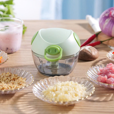 Máy Xay Tỏi Ớt Cầm Tay 180ml Thiết Kế Hình Chú Heo Siêu Dễ Thương, Máy Xay Đa Năng Đồ Ăn Dặm Dạng Kéo Mini Đa Năng 