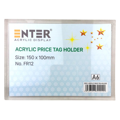 Bảng thông tin mica Enter FR12 150x100mm A6